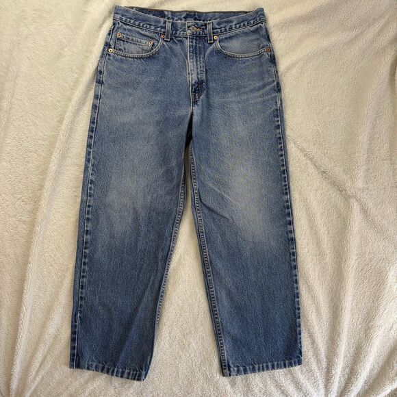 Levis 550 Mens Jeans Relaxed Fit/ Relaxed Leg 32x26 Blue Denim Casual Y2k - Picture 1 of 6